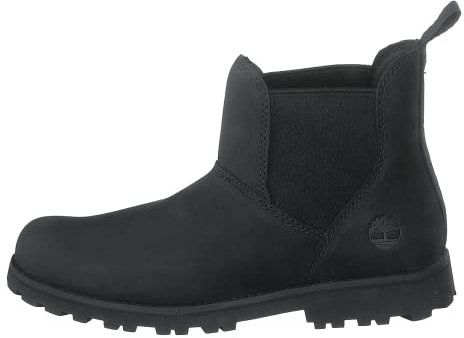 Timberland Asphalt Trail Chelsea Boot (Youth), Chukka, Jet Black, 33 EU