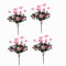 Künstliche Azaleen-Blume, Kunstblume, Kunstblume, Heimdekoration, Rosa, 4 Bündel