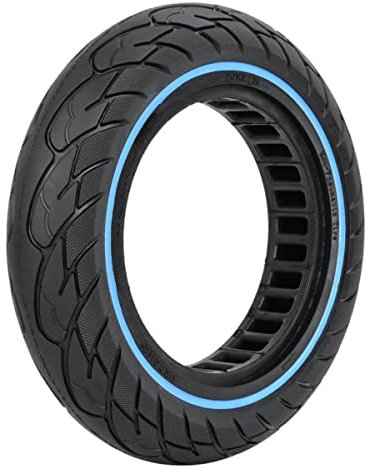 G.V.SHOP® 10X2.125-Zoll-Vollgummirad für Elektroroller Scooter Scooter Vivobike S2 Max und S3 Max, Vollgummi, Anti-Rutsch, Vollgummireifen, keine Reifenpannen mehr (Blau 1pcs)