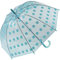 happy rain Regenschirm Damen Transparentschirm Big Dots - blau