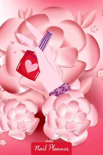 Nail Planner: Nail Art Planner, Nail book, Nail Art Design Planner, Sketchbook for Nail Techs, Nail Art Journals for Artists, Manicurists And Nail Art ... Nail Design Ideas Portfolio floral Background