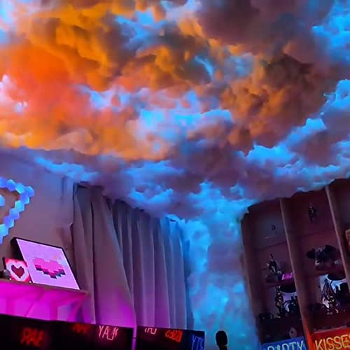 SAROZZTAL LED-Lichtstreifen, Dekoration, Donner-Wolkenlicht, 5 m, RGB-DIY-Streifen, Lichter für Schlafzimmer, Lichtleiste, App-Steuerung, Heimbeleuchtung, Zimmerparty