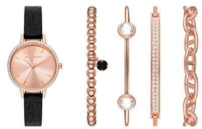 Skechers Women's Watch & Bracelet Gift Set Quartz Watch