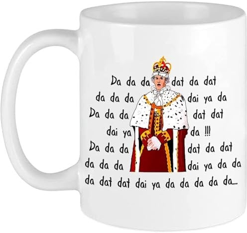 SIYON King George Hamilton Tasse, Alexander American Musical Cup, Funny Quote Movie Coffee Mugs Mother's Day Father's Day Birthday Gifts