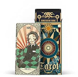 Anime-Peripherie-Tarot-Kartenspiel-Figuren, HD, komplettes Set von Tarotkarten, 22 Stück (Stil 1)