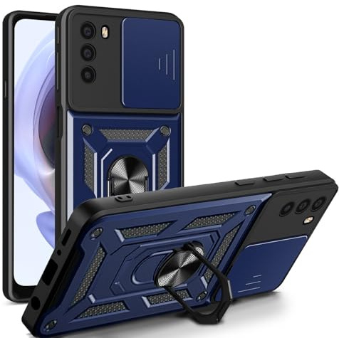 betterfon Handyhülle für Motorola Moto G31 / G41 | Stoßfest & Kratzfest | Mit Kameraschutz, Anti-Fingerabdruck & robustem Panzerschutz-Design | Blau