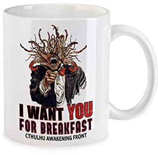 Urban Backwoods I Want You Cthulhu Tasse Mit Spruch Kaffeetasse