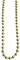 Premium Roller Blind Metal Beaded Pull Chain - Continuous Loop (100cm Drop, Bright Brass)