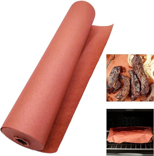 Butcher Paper, metzgerpapier, Food Grade Kraft grill papier, Butcher Paper for Smoker, barbecue, Perfect Cooking of Juicy 30.5cm*18m