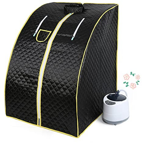 Sauna de Vapor Sauna Plegable Cabina Portátil Home Sauna Infrarrojo Spa Tienda Saunas con Controlador de Temperatura Remoto Sauna Cubierta Sauna,98x80x70cm