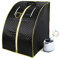 Sauna de Vapor Sauna Plegable Cabina Portátil Home Sauna Infrarrojo Spa Tienda Saunas con Controlador de Temperatura Remoto Sauna Cubierta Sauna,98x80x70cm