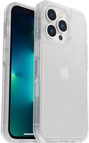 OtterBox iPhone 13 Pro (Only) - Symmetry Series Case - Stardust (Clear/Glitter) - Ultra-Sleek - Wireless Charging Compatible - Raised Edges Protect Camera & Screen - Non-Retail Packaging