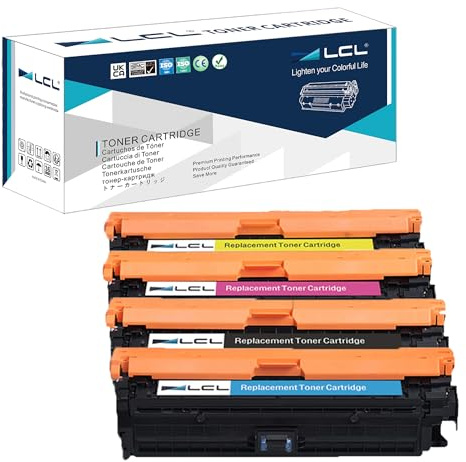 LCL Tonerkartuschen 307A CE740A CE741A CE742A CE743A (KCMY) Ersatz für HP Color LaserJet CP5225 CP5225n CP5225dn