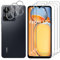 Lutree Protector de Pantalla para Xiaomi Redmi 13C 4G/ POCO C65, 3+3 Piezas Cristal Templado+ Protector de Lente de Cámara, 9H HD Anti-Arañazos Vidrio Templado Película Protectora para Redmi 13 C 4G