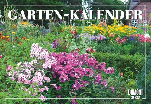 DUMONT - Garten-Kalender 2025 Broschürenkalender, 42x29cm, Wandkalender mit informativen Texten, Kalender mit einer Vielfalt an Blumen und Pflanzen und deutsches Kalendarium