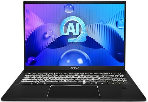 MSI Summit E16 AI Studio A1VETG-016ES Ordenador Portátil Táctil 16 16:10 QHD+ 165Hz (Intel Core Ultra 7 155H, 32GB RAM, 1TBB SSD, RTX 4050-6GB, Windows 11 Home Advanced) Ink Black, QWERTY Español