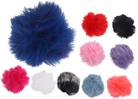 HOMSFOU 20 Stk Lavalier Mikrofon Windschutz Windmuff Plüsch Mikrofonschutz Für Reversmikrofone Ideal Für Hochzeiten Und Veranstaltungen