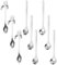 Lot de 9 Cuillères à Griffes de Chat en Acier Inoxydable - Cuillère à Dessert Mignonne - Cadeau pour Femme - Décoration de Cuisine - Idéal pour les Amoureux des Chats