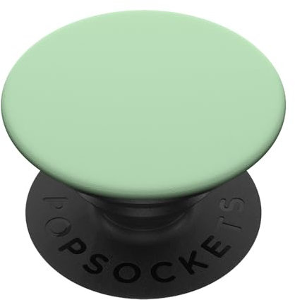 Light Green Pale Pastel background PopSockets Swappable PopGrip