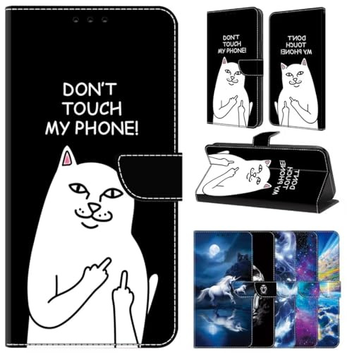 Lederhülle für Motorola Moto G Stylus 5G 2023 Hülle Klappbar Handyhülle Kartenfach Flip Case Stoßfeste Schutzhülle Klapphülle Stand Wallet Cover für Motorola Moto G Stylus 5G 2023,Kat