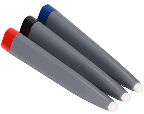 Stylet pour Tableau Blanc Interactif, Lot de 3, pour Écran Tactile, Tablette et Présentations Multimédias