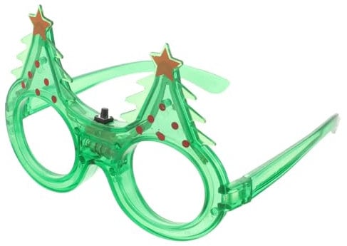 Led- Für Die Weihnachtsfeier Blinkende Weihnachtsbrille Weihnachtsbaum Brille Blinkende Led- Blinkende Weihnachtsbaumgläser Weihnachtssachen Green STK