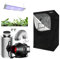 SunStream Indoor Grow Tent Kit with LED Grow Light, 4-inch Fan, Carbon Filter, Ventilation Ducting, Hangers, 60cm x 60cm x 120cm Grow Tent Fixture (6612Grow Tent+4Inch Combo+Dual lED)