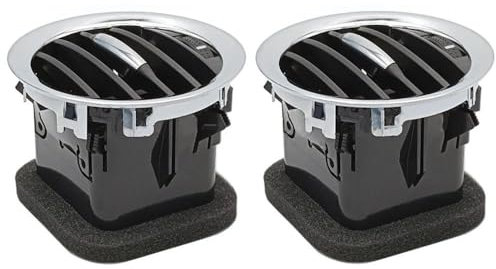 Ventilación de Aire Acondicionado para Opel para Corsa D para Adam 2201099 13417363 13365420 Salida De Aire Acondicionado del Tablero Interior del Automóvil Difusor Aire Acondicionado(2Pcs Full)