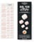 MOYOU LONDON Semi Cured Gel Nail Strips, 32 Pcs. Gel Wraps, Easy Apply & Remove for Salon-Quality Pedicure, Works with Any Nail Lamps