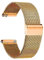 TStrap Metall Uhrenarmband Edelstahl Mesh - Roségold Schnellverschluss Armband Uhren für Herren Damen - Weich Ersatz Smartwatch metallarmband Uhr - 10mm 12mm 14mm 16mm 18mm 20mm 22mm