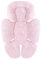 Baby Autositz-Kissen, Kopf- und Körperstütze für Neugeboreneneinsatz, 2-in-1 reversibles Babysitz-Kissen, weiche Kinderwagen-Einlage für Autositze, Babywippen, Kinderwagen und Schaukeln (Rosa)