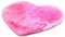 Perwteriy Heart Shaped Rug Soft Long Plush Fluffy Floor Mat Anti-slip Decorative Door Carpet heart shaped rug