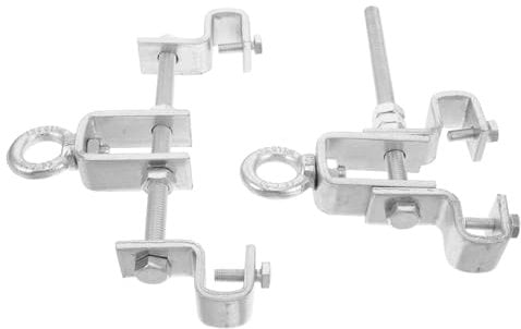 Milisten 2 Stück Sandsack Aufhängehalterung Robuste Montageteile Boxsackhalter Boxsackanker Schaukelhalterungen Boxsackhalterung Schaukelaufhänger Sandsackhaken Stahl Silber