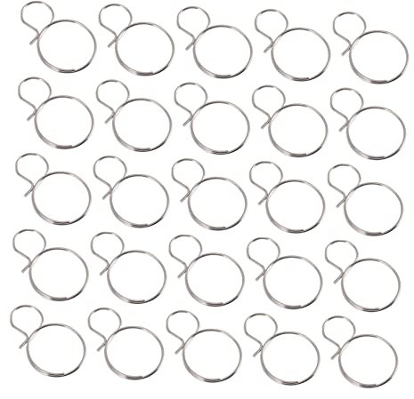 Kronleuchter Verbinder aus Metall 40 Stück für Kristalle Silber
