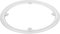 Alasum Bicycle Chain Guard Cover Sprocket Protector for Mountain Bikes Easy Installation Full Coverage Stylish Design Fits Various Chainrings White Tooth