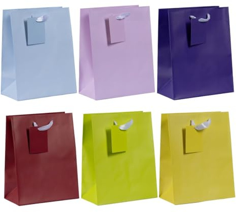 Laro Medium Geschenktüten 10-100 Stk Medium Stripes, Anzahl:100, Muster Tüten:Colorclassic