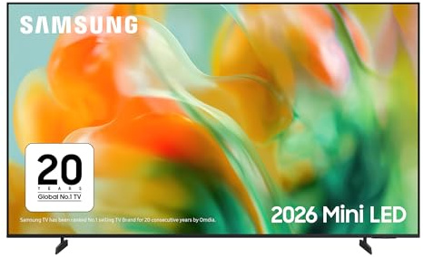 Samsung Smart TV 55-Inch M80H Mini LED 4K, HDR 10+, Motion Xcelerator 144Hz, Adaptive Sound+, Gaming Hub, FreeSync Premium, AI Football Mode, Voice Control with AI(VAC), Alexa Built-in [2026]