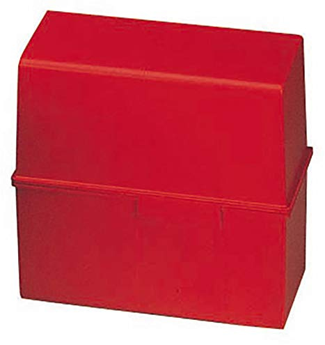 HAN Karteikasten, DIN A6 quer, Kunststoff, rot 4012473976177