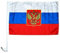 Autoflagge - Russland mit Adler, 30x45cm, sehr stabil