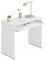 Habitdesign 002314BO - Table d'ordinateur, blanc brillant, 90 x 54 x 79 cm