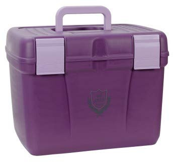 PFIFF 101562-186-1 Putzkiste Putzbox für Pferde stabil klein, M, lila-flieder