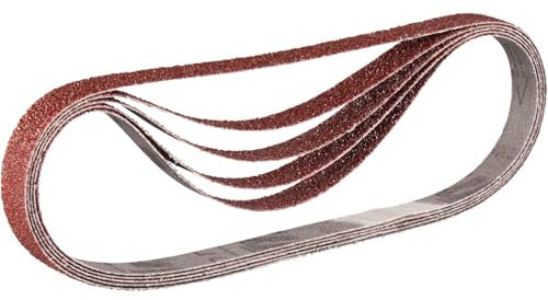 5 BANDES ABRASIVES MAKITA 13X533 MM GRAIN 40 POUR BOIS MÉTAL-P43321