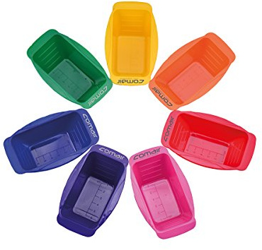 Comair 7001257 Färbeschalenset Mini Rainbow bunt