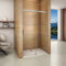 Porte de douche 110x195cm coulissante en niche modèle de Loution