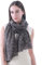 Lina & Lily Damen Schal Tuch mit Folien Sternmuster (Grau (Goldene Sterne))