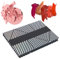 Palette per Ombretti Trucco Vuoto, Palette per Trucco a Righe Bianche e Nere con Adesivo per Specchio Palette Vuota Palette Magnetica per Ombretto Rossetto Blush in Polvere