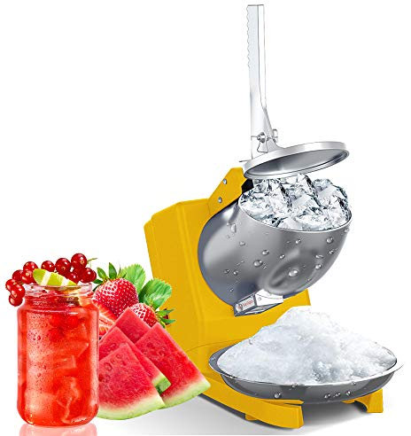 Generic Picadora de hielo eléctrica profesional para uso doméstico y consumo 65 kg/h, 500 W