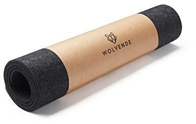 Wolvende Premium Felt Desk Mat | Medium 30cm x 90cm | Multifunctional Desk Pad for Home Office | Dark Grey