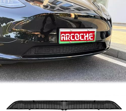 Arcoche Front Grill Mesh Grille Inserts for Tesla Model Y 2020-2023, Maille De Calandre Avant, Calandres Avant Et De Radiateur Pour Tesla Model Y Accessories