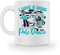 Tasse « I Love A Good Pole Dance » - Pêcheur à la mouche - Blanc
